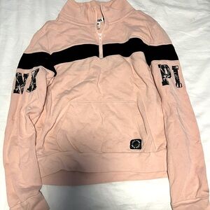 VS PINK Quarter Zip Up Sweater